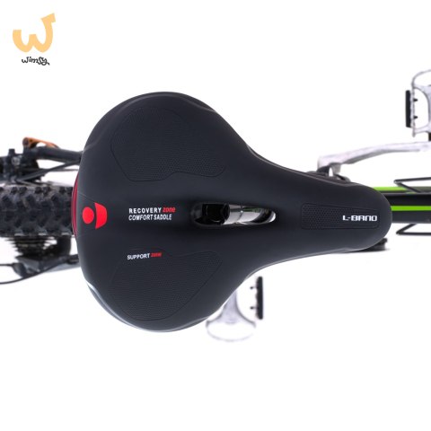 RALLEX Siodełko rowerowe sportowe wygodne pianka elastyczna lampka LED RALLEX Siodełko rowerowe sportowe wygodne pianka elastyczna lampka LED