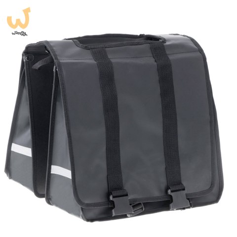 RALLEX Torba sakwa rowerowa podwójna dwukomorowa boczna na rower bagażnik 35L RALLEX Torba sakwa rowerowa podwójna dwukomorowa boczna na rower bagażnik 35L