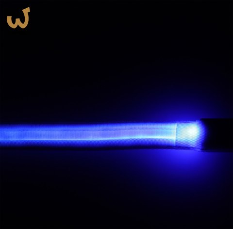 Smycz dla psa świecąca LED 2,5x120cm niebieska Smycz dla psa świecąca LED 2,5x120cm niebieska