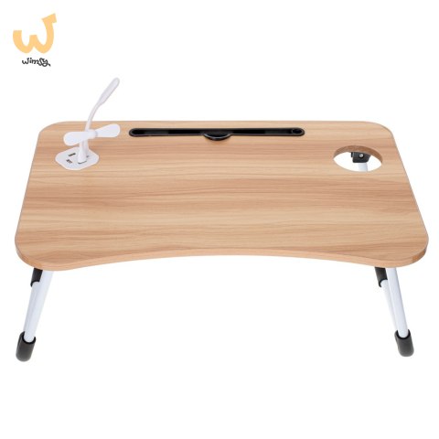Stolik pod laptopa składany do łóżka podstawka śniadaniowa USB Stolik pod laptopa składany do łóżka podstawka śniadaniowa USB