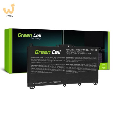 GREEN CELL BATERIA HP163 HT03XL DO HP 240 G7 245 G7 250 G7 255 G7, HP 14 15 17, HP PAVILION 14 15 3400MAH 11.4V GREEN CELL BATERIA HP163 HT03XL DO HP 240 G7 245 G7 250 G7 255 G7, HP 14 15 17, HP PAVILION 14 15 3400MAH 11.4V