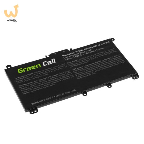 GREEN CELL BATERIA HP163 HT03XL DO HP 240 G7 245 G7 250 G7 255 G7, HP 14 15 17, HP PAVILION 14 15 3400MAH 11.4V GREEN CELL BATERIA HP163 HT03XL DO HP 240 G7 245 G7 250 G7 255 G7, HP 14 15 17, HP PAVILION 14 15 3400MAH 11.4V