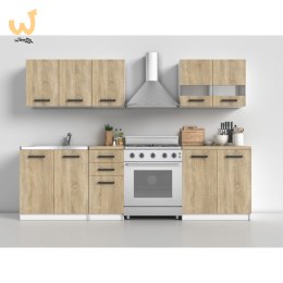 KUCHNIA SET 2M BIAŁY MAT/ SONOMA
