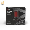 SAVIO MIKROFON GAMINGOWY NA TRÓJNOGU Z PODŚWIETLENIEM SONAR PRO 01, USB, KOSZYK ANTYWSTRZĄSOWY