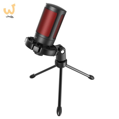 SAVIO MIKROFON GAMINGOWY NA TRÓJNOGU Z PODŚWIETLENIEM SONAR PRO 01, USB, KOSZYK ANTYWSTRZĄSOWY SAVIO MIKROFON GAMINGOWY NA TRÓJNOGU Z PODŚWIETLENIEM SONAR PRO 01, USB, KOSZYK ANTYWSTRZĄSOWY