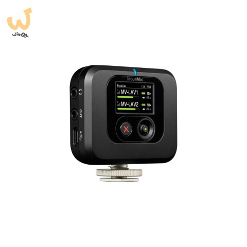Shure MV-TWO-KIT-Z6 - Zestaw dwóch mikrofonów bezprzewodowych MoveMic MV-LAV, case ładujący, odbiornik Shure MV-TWO-KIT-Z6 - Zestaw dwóch mikrofonów bezprzewodowych MoveMic MV-LAV, case ładujący, odbiornik