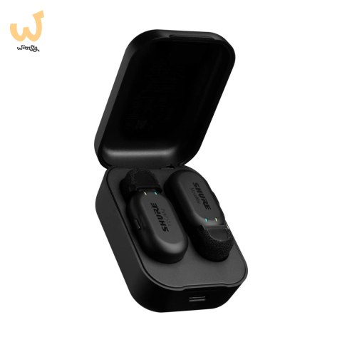 Shure MV-TWO-KIT-Z6 - Zestaw dwóch mikrofonów bezprzewodowych MoveMic MV-LAV, case ładujący, odbiornik Shure MV-TWO-KIT-Z6 - Zestaw dwóch mikrofonów bezprzewodowych MoveMic MV-LAV, case ładujący, odbiornik