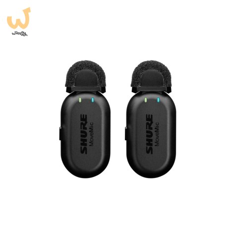 Shure MV-TWO-KIT-Z6 - Zestaw dwóch mikrofonów bezprzewodowych MoveMic MV-LAV, case ładujący, odbiornik Shure MV-TWO-KIT-Z6 - Zestaw dwóch mikrofonów bezprzewodowych MoveMic MV-LAV, case ładujący, odbiornik
