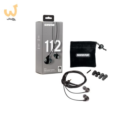 Shure SE112-GR-EFS - Słuchawki douszne, szare Shure SE112-GR-EFS - Słuchawki douszne, szare