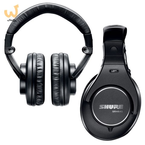 Shure SRH840A-EFS - Profesjonalne słuchawki nauszne, zamknięte do odsłuchu studyjnego Shure SRH840A-EFS - Profesjonalne słuchawki nauszne, zamknięte do odsłuchu studyjnego