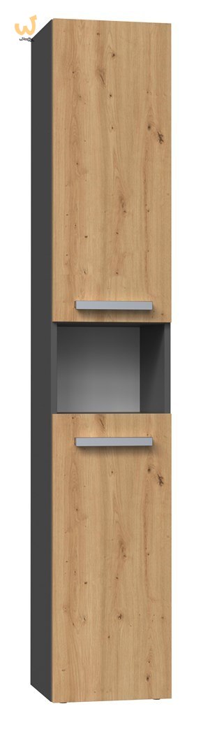 Szafka łazienkowa NEL I 31x30xH174 antracyt/artisan Szafka łazienkowa NEL I 31x30xH174 antracyt/artisan