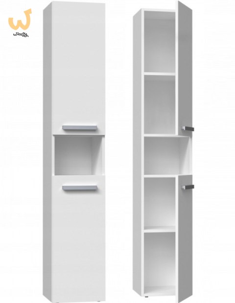 Szafka łazienkowa NEL I 31x30xH174 biel mat Szafka łazienkowa NEL I 31x30xH174 biel mat