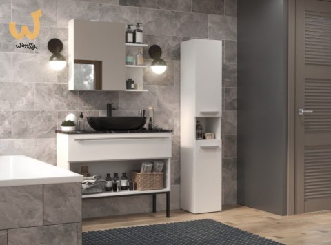 Szafka łazienkowa NEL I 31x30xH174 biel mat Szafka łazienkowa NEL I 31x30xH174 biel mat
