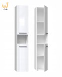 Szafka łazienkowa NEL I 31x30xH174 biel połysk