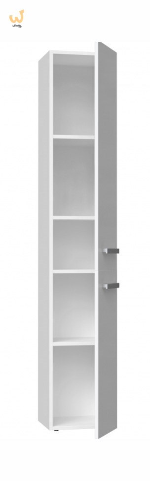 Szafka łazienkowa NEL II 31x30xH174 biel połysk Szafka łazienkowa NEL II 31x30xH174 biel połysk