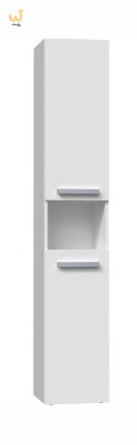 Szafka łazienkowa NEL III 31x30xH174 biel mat