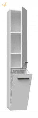Szafka łazienkowa NEL IV 31x30xH174 biel mat
