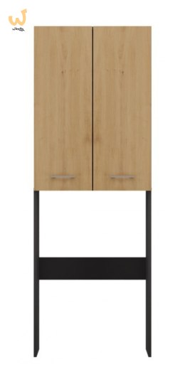 Szafka łazienkowa POLA DD 64x30xH180 antracyt/artisan