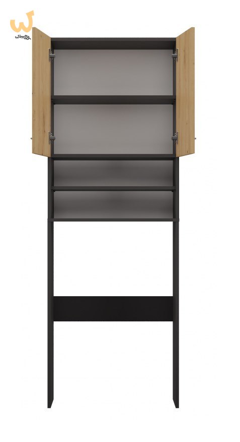 Szafka na pralkę POLA DK 64x30xH180 antracyt/artisan Szafka na pralkę POLA DK 64x30xH180 antracyt/artisan