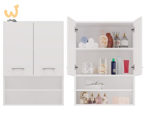 Szafka nad pralkę POLA MINI DK 64x30xH90 biel Szafka nad pralkę POLA MINI DK 64x30xH90 biel