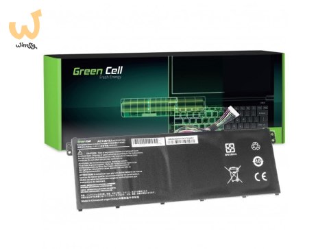 GREEN CELL BATERIA AC14B13J AC14B18J DO ACER ASPIRE ES1-111M ES1-331 ES1-531 ES1-533 ES1-571AC52 2100MAH 11.4V GREEN CELL BATERIA AC14B13J AC14B18J DO ACER ASPIRE ES1-111M ES1-331 ES1-531 ES1-533 ES1-571AC52 2100MAH 11.4V