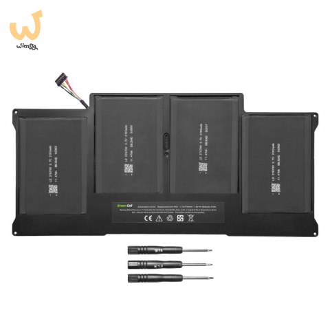 GREEN CELL BATERIA AP14V2 A1496 A1405 A1377 DO APPLE MACBOOK AIR 13 A1466 A1369 (2010-2017) 47WH 7.6V GREEN CELL BATERIA AP14V2 A1496 A1405 A1377 DO APPLE MACBOOK AIR 13 A1466 A1369 (2010-2017) 47WH 7.6V