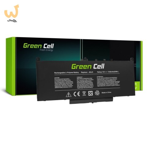 GREEN CELL BATERIA DE135 DO DELL LATITUDE E7270 E7470 5800MAH 7.6V GREEN CELL BATERIA DE135 DO DELL LATITUDE E7270 E7470 5800MAH 7.6V