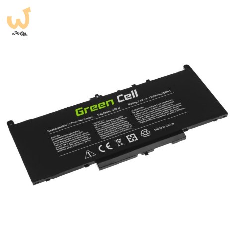 GREEN CELL BATERIA DE135 DO DELL LATITUDE E7270 E7470 5800MAH 7.6V GREEN CELL BATERIA DE135 DO DELL LATITUDE E7270 E7470 5800MAH 7.6V