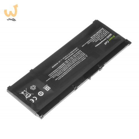 GREEN CELL BATERIA HP187 SR04XL DO OMEN 15-CE 15-DC 17-CB PAVILION POWER 15-CB 3500MAH 15.4V GREEN CELL BATERIA HP187 SR04XL DO OMEN 15-CE 15-DC 17-CB PAVILION POWER 15-CB 3500MAH 15.4V