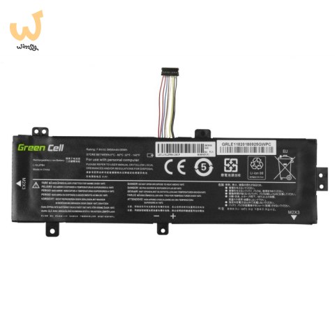 GREEN CELL BATERIA LE118 L15C2PB3 L15L2PB4 L15M2PB3 L15S2TB0 DO LENOVO IDEAPAD 310 310-15IKB 510 510-15ISK 3500MAH 7.6V GREEN CELL BATERIA LE118 L15C2PB3 L15L2PB4 L15M2PB3 L15S2TB0 DO LENOVO IDEAPAD 310 310-15IKB 510 510-15ISK 3500MAH 7.6V