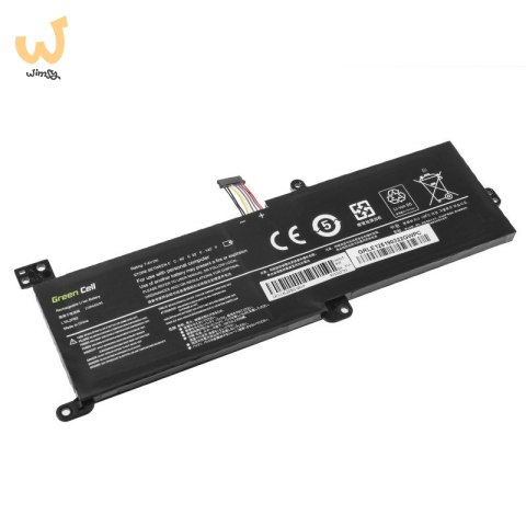 GREEN CELL BATERIA LE125 DO LENOVO IDEAPAD 320 330 520 3500MAH 7.4V / 7.6V GREEN CELL BATERIA LE125 DO LENOVO IDEAPAD 320 330 520 3500MAH 7.4V / 7.6V