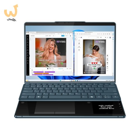 Lenovo Yoga Book 9 13IMU9 Ultra 7 155U 2x 13.3" 2.8K OLED 400nits Glossy 60Hz 32GB LPDDR5x-7467 SSD512 Intel Arc Graphics Win11 Lenovo Yoga Book 9 13IMU9 Ultra 7 155U 2x 13.3" 2.8K OLED 400nits Glossy 60Hz 32GB LPDDR5x-7467 SSD512 Intel Arc Graphics Win11
