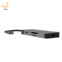 GREEN CELL HUB USB-C ADAPTER GC CONNECT 7W1 (3XUSB 3.1, HDMI 4K 60HZ, USB-C PD 85W, MICROSD/SD)