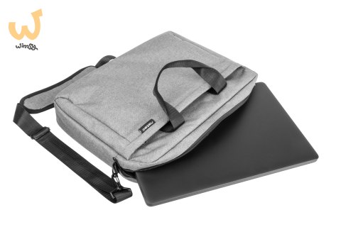 Natec Torba Mustela 15,6" szara Natec Torba Mustela 15,6" szara