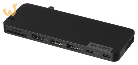 Stacja dokująca Lenovo USB-C Slim Travel Dock 4X11N40212 Stacja dokująca Lenovo USB-C Slim Travel Dock 4X11N40212