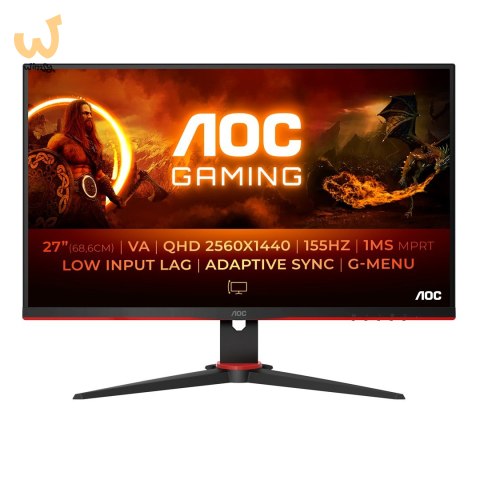 MONITOR AOC LED 27" Q27G2E/BK 155Hz MONITOR AOC LED 27" Q27G2E/BK 155Hz
