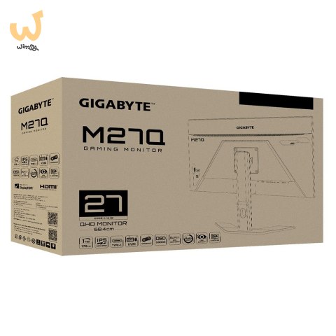 MONITOR GIGABYTE LED 27" M27Q rev 2.0 170Hz MONITOR GIGABYTE LED 27" M27Q rev 2.0 170Hz