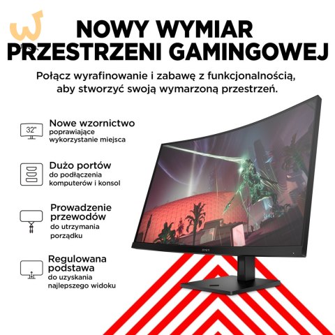 MONITOR HP LED, QHD 32" OMEN 32c (780K6E9) 165Hz MONITOR HP LED, QHD 32" OMEN 32c (780K6E9) 165Hz