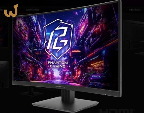 Monitor ASROCK 27" PG27QRT1B Monitor ASROCK 27" PG27QRT1B