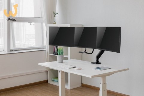 GEMBIRD BIURKOWE REGULOWANE RAMIĘ/UCHWYT NA 3 MONITORY 17-27, VESA 100X100MM, DO 6 KG GEMBIRD BIURKOWE REGULOWANE RAMIĘ/UCHWYT NA 3 MONITORY 17-27, VESA 100X100MM, DO 6 KG