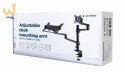GEMBIRD BIURKOWE REGULOWANE RAMIĘ/UCHWYT NA MONITOR + PODSTAWKA NA NOTEBOOKA 17-32, VESA 100X100MM, DO 8 KG