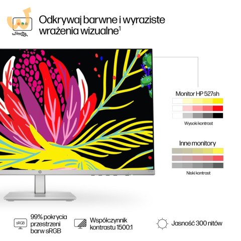 MONITOR HP LED IPS 27" 527sh (94C50E9) 100Hz MONITOR HP LED IPS 27" 527sh (94C50E9) 100Hz