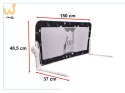 Barierka osłona ochronna do łóżka otwierana150cm czarna