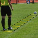 Drabinka koordynacyjna gimnastyczna treningowa do ćwiczeń 6m żółta