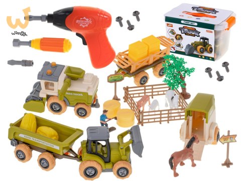Gospodarstwo rolne farma traktor kombajn maszyny rolnicze zwierzęta zagroda konie + narzędzia wkrętarka Gospodarstwo rolne farma traktor kombajn maszyny rolnicze zwierzęta zagroda konie + narzędzia wkrętarka