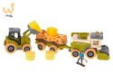 Gospodarstwo rolne farma traktor kombajn maszyny rolnicze zwierzęta zagroda konie + narzędzia wkrętarka