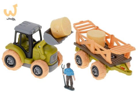 Gospodarstwo rolne farma traktor maszyny rolnicze zwierzęta zagroda owce + śrubokręt Gospodarstwo rolne farma traktor maszyny rolnicze zwierzęta zagroda owce + śrubokręt