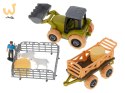 Gospodarstwo rolne farma traktor maszyny rolnicze zwierzęta zagroda owce + śrubokręt