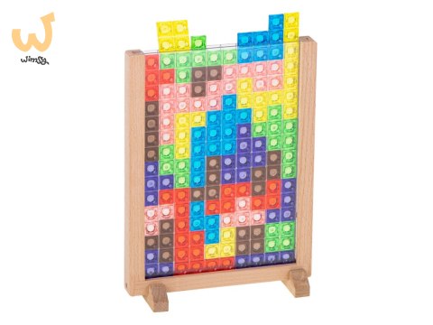 Gra logiczna układanka tetris stojący Gra logiczna układanka tetris stojący