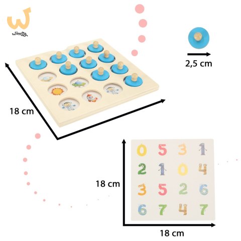 Gra planszowa memory montessori zestaw puzzle drewniane 4 karty Gra planszowa memory montessori zestaw puzzle drewniane 4 karty